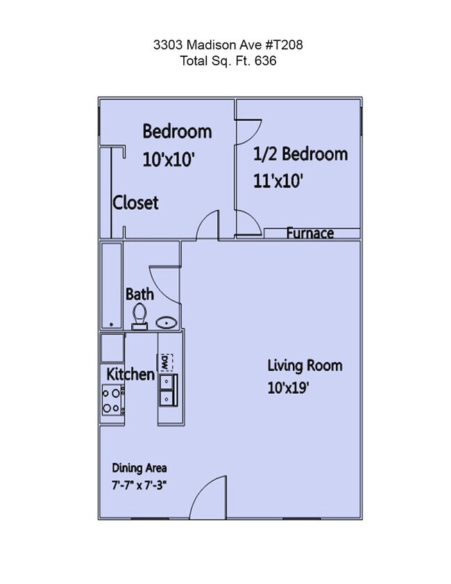Foto del edificio - 1 Bd. w/ Study, inexpensive utilities