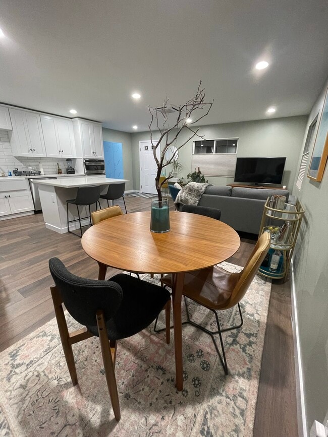 Open layout includes room for a dining area. - 1755 Mission Cliff Dr