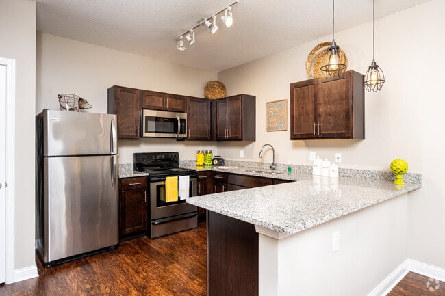 1BR, 1BA - 803SF - Kitchen - BONTERRA APARTMENTS