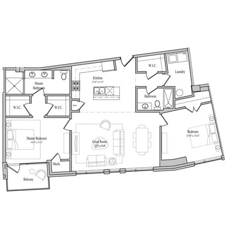 The Avenue District Apartments – Phase I- Floor plan 04