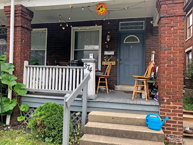 Front porch of 374 E Oakland - 374 E Oakland Ave