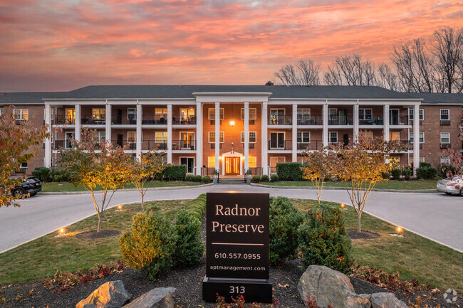 Front Entry at Dusk - Radnor Preserve