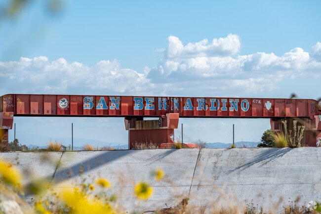 Entering the city of San Bernardino, you are welcomed by a piece of the town's history.