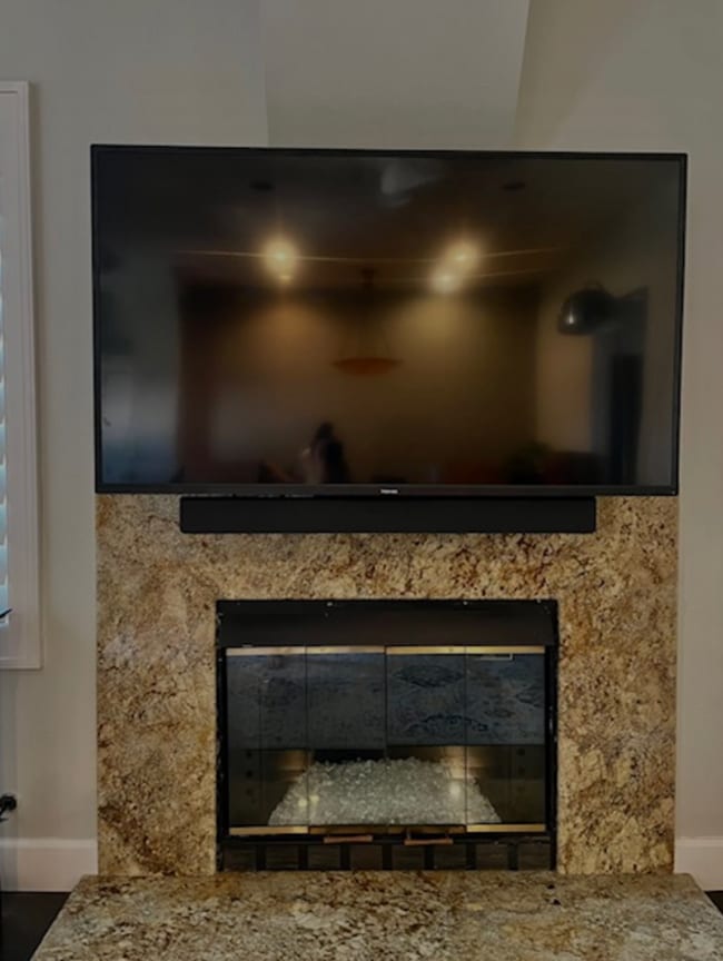 fits up to 55" TV flat screen - 97 Corsica Dr