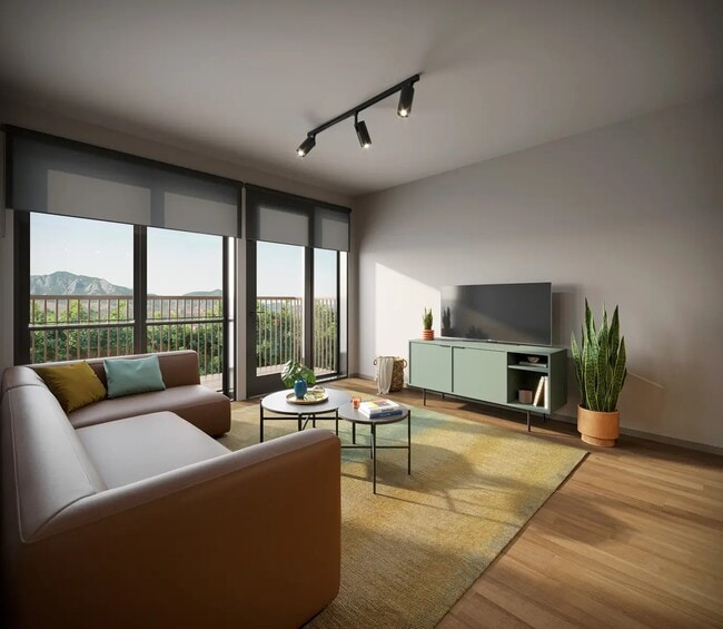 Standard Living room - Hub on Campus Boulder
