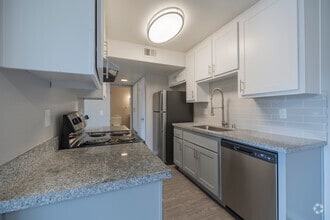 3BR, 2BA - 1,112 SF - Kitchen - The Mews at Dixon Farm