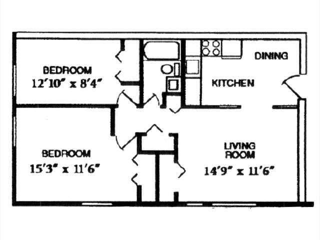 Colonial Manor Apartments – Two Bedroom