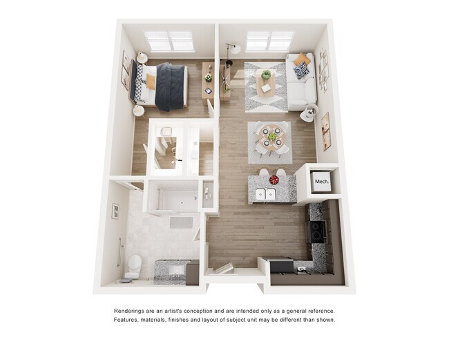 Plano de planta A2 - The Link at Decatur East