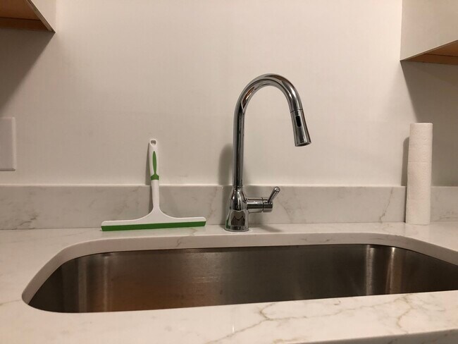 Fregadero de cocina renovado con grifo y encimera nuevos. - 261 Simpson Ave