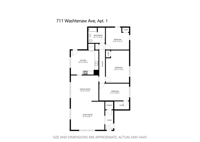 Photo - 711 Washtenaw Ave Apartment