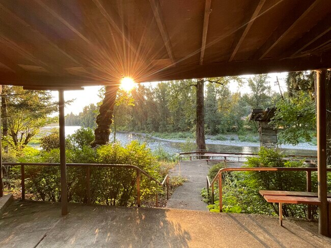 View from Front deck and living room - 975 Edgewater Rd