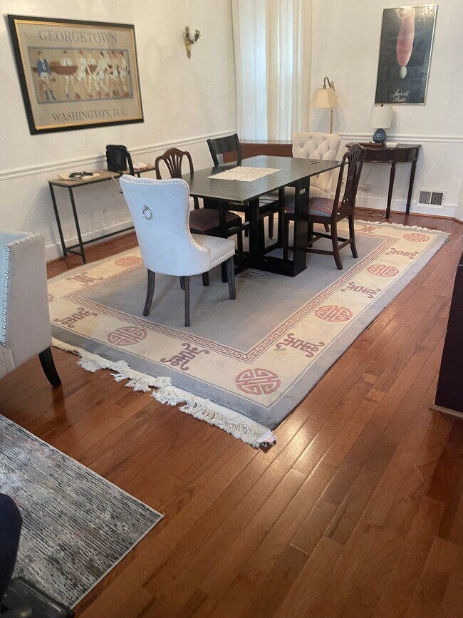 Furnished Livingroom - 1217 33rd St NW Townhome