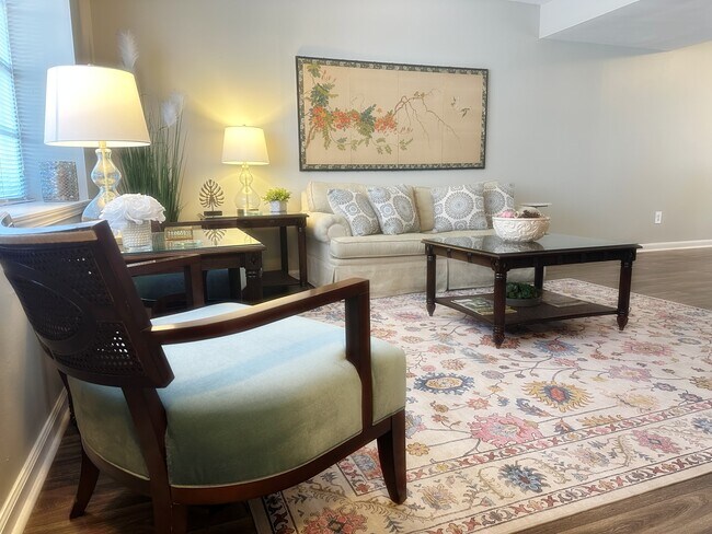 Sala de estar 1 - Foxwood Apartment Townhomes