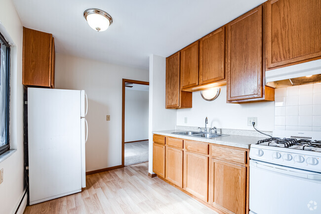 1HAB, 1BA - 550 ft² - Cocina - Crossroads Apartments