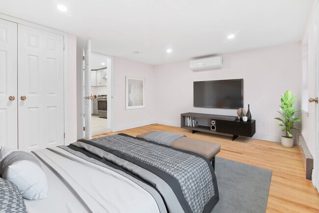 Bedroom, Virtually Staged. - 32A Buffalo Ave