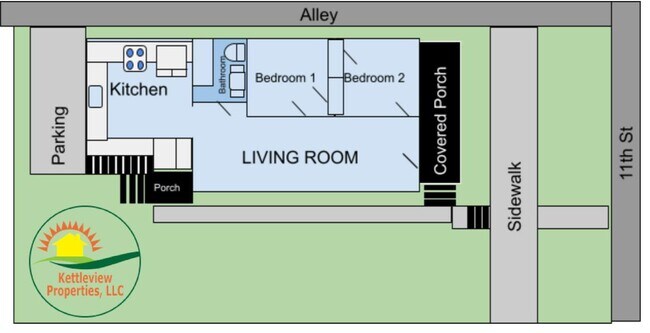 Plano de planta - 1014 N 11th St