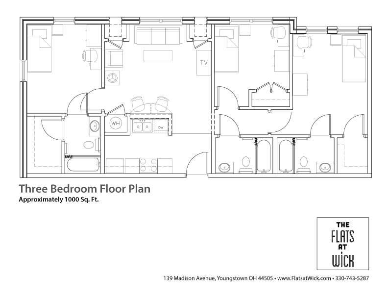Flats at Wick – 3 Bedroom