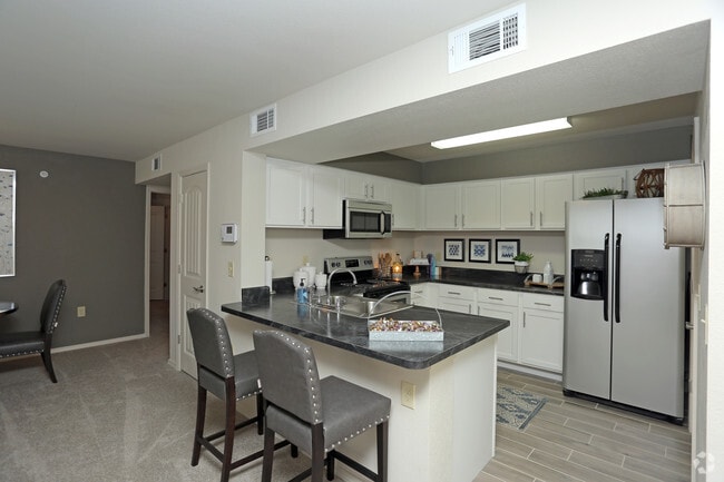 1BR - 789SF - Kitchen - Cottages at Tallgrass Point
