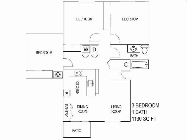 3HAB/1BA - Fairview Oaks Woods