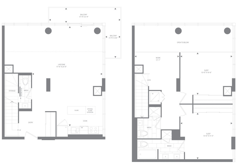 2HAB/2BA - Boutique Condos