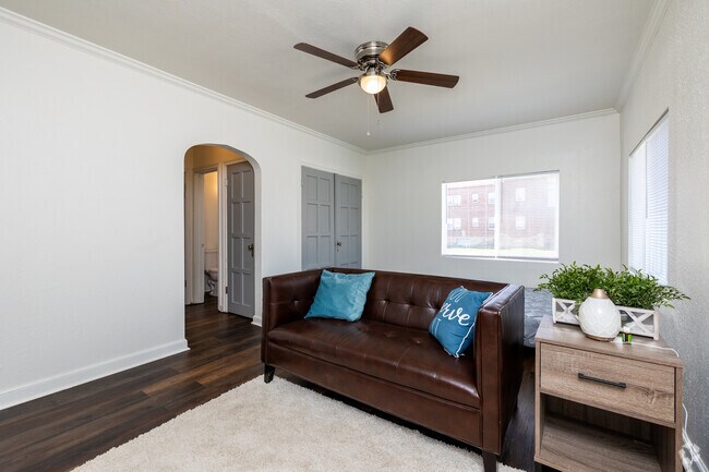 Estudio, 1BA - 325SF - Sala de estar - Milestone Studios