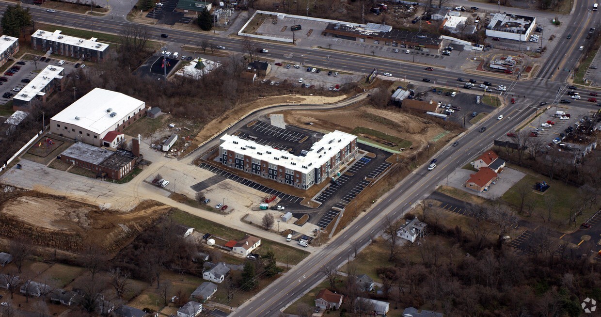 Aerial Photo - Scott Manor Apartments