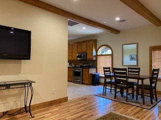 View from the Living Room to the Dining Area and Kitchen - 4812 Bransford Rd