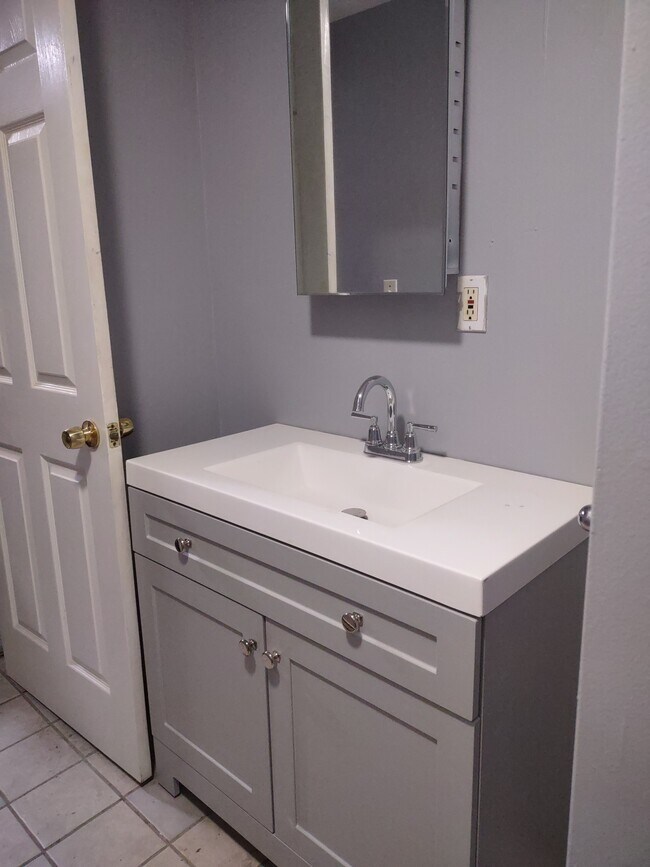 New bathroom sink - 201 East St