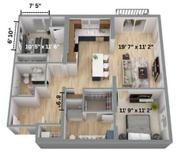 Interior Photo - Oaks Pentagon Village