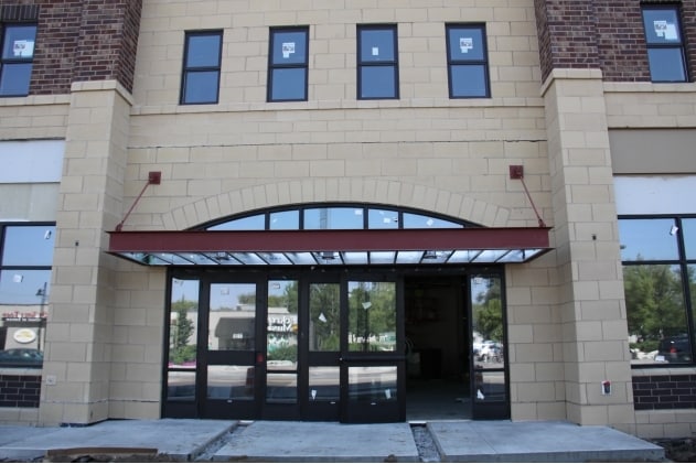 Entrance to vestibule - TowerLight on Wooddale Avenue