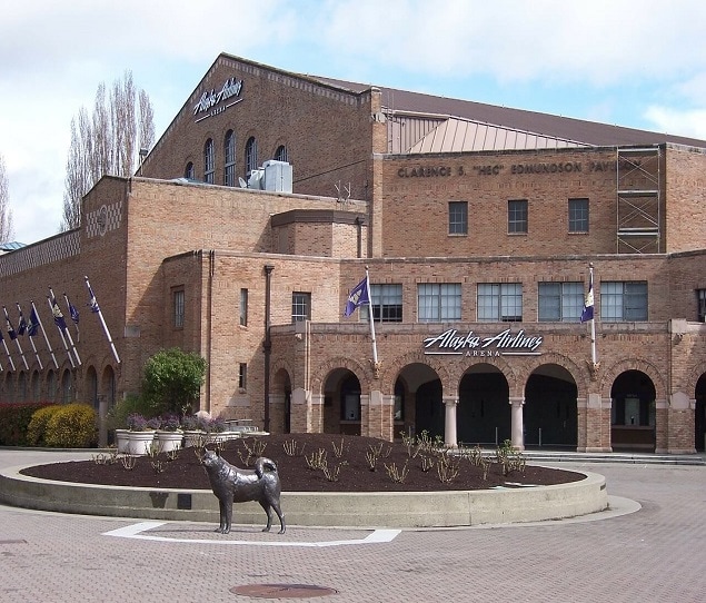 Alaska Airlines Arena at Hec Edmundson Pavilion, home of the Huskies