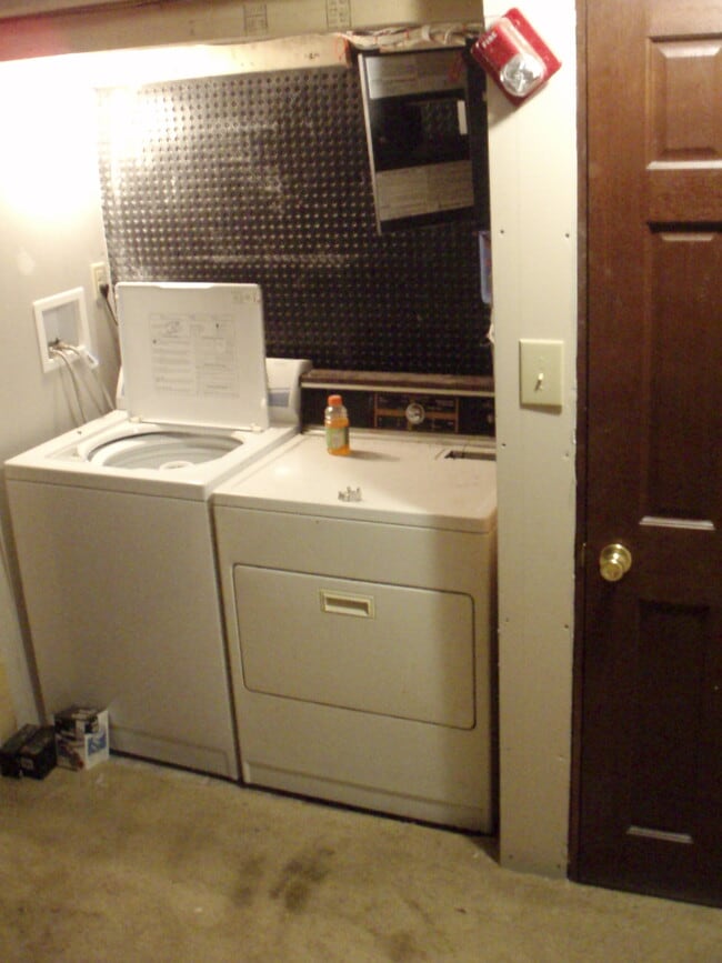 Shared laundry on first floor. - 834 College Ave