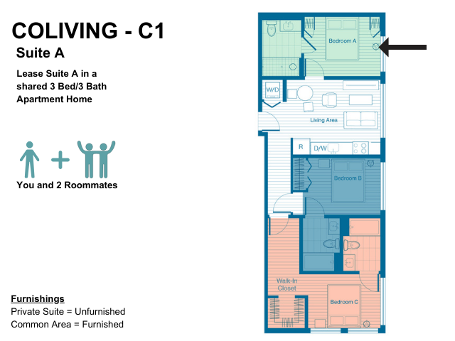 C1 - Bedroom A - Partial - X Denver