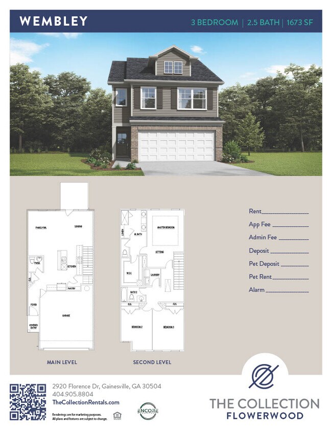 The Collection Flowerwood Townhomes for Rent Gainesville, GA
