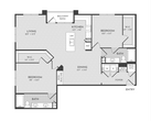 2BR 2BA (1445 SF)