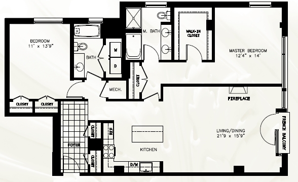 2BR/2BA - The Adagio