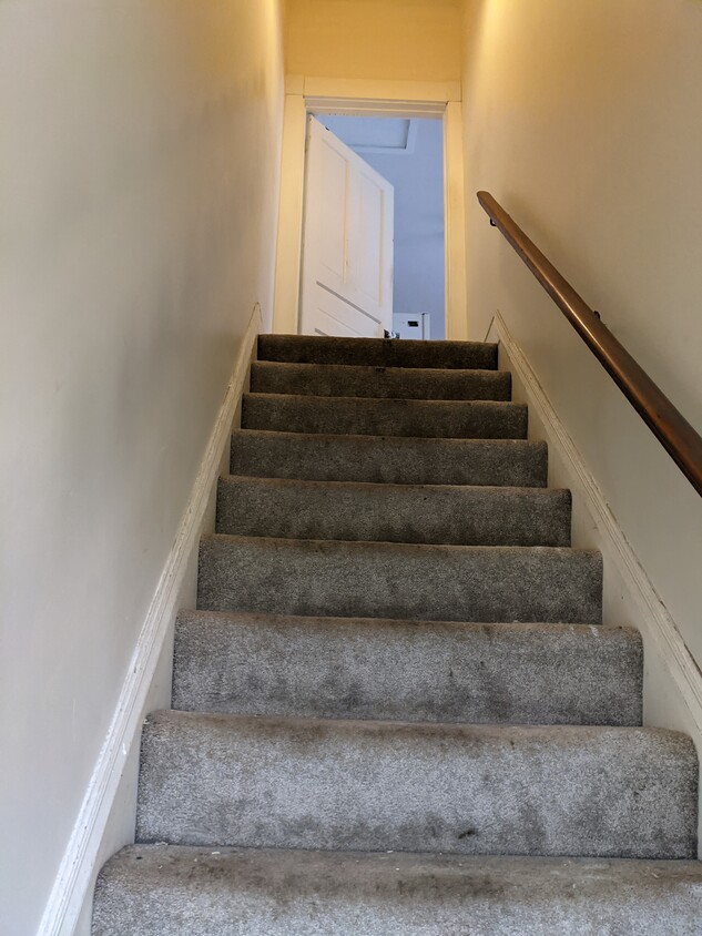 The apartment is on the second floor. - 10 Sterrett Ave