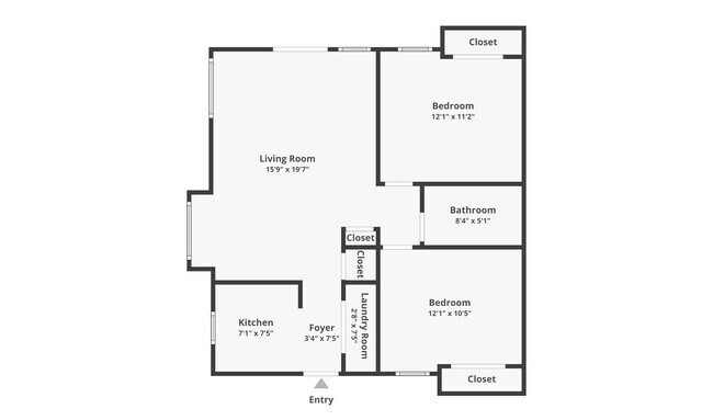 Foto del edificio - Bright 2 Bedroom Apartment