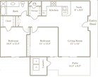 2 Bedroom 1 Bath