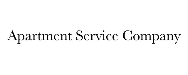 Apartment Service Management Company