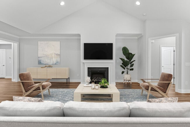 3BR, 2BA - 1,800SF TH1 - Living Area - Beaumont Oaks at Porters Neck Apartments &...