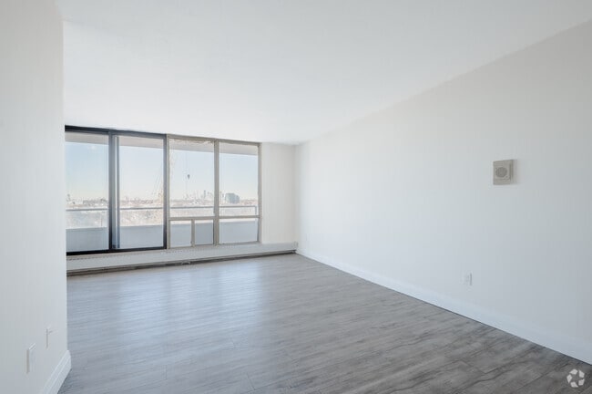 1BR, 1BA - 716SF - Living Room - 7 St. Dennis
