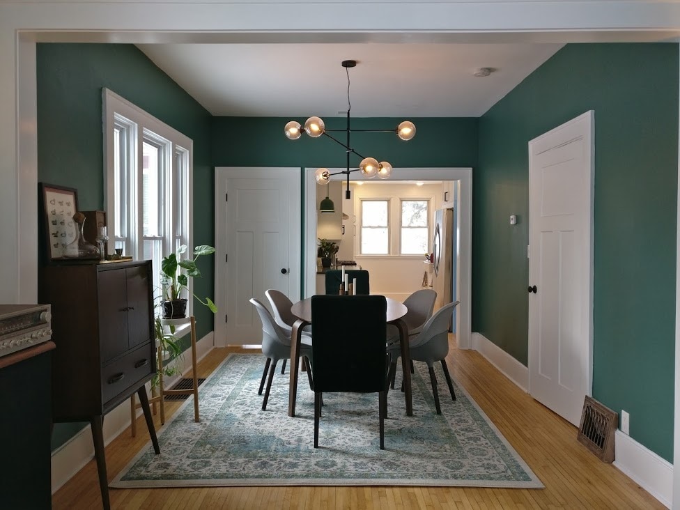 Spacious dining room perfect for hosting. - 2526 NE Taylor St