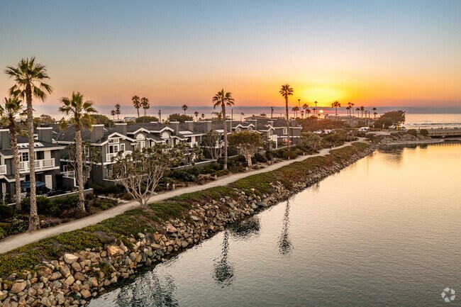 Locals enjoy beautiful scenic sunsets all year long in Del Mar.