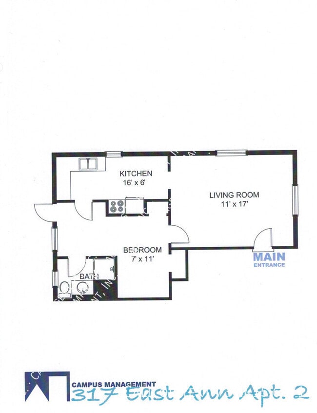 Photo - 317 E Ann St Apartment