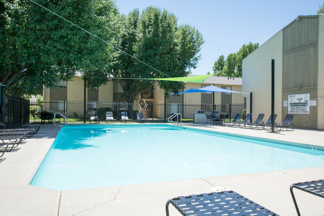 Piscina con área de parrillas - Village at The Timbers