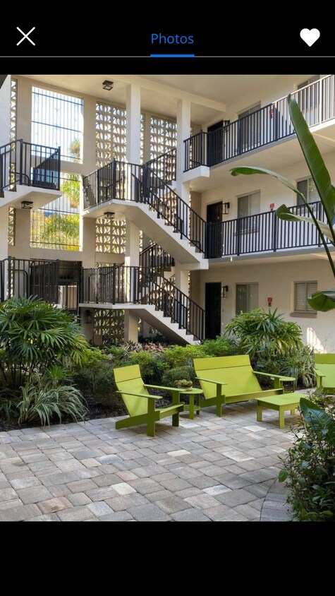 courtyard of condo complex - 125 5th Ave NE