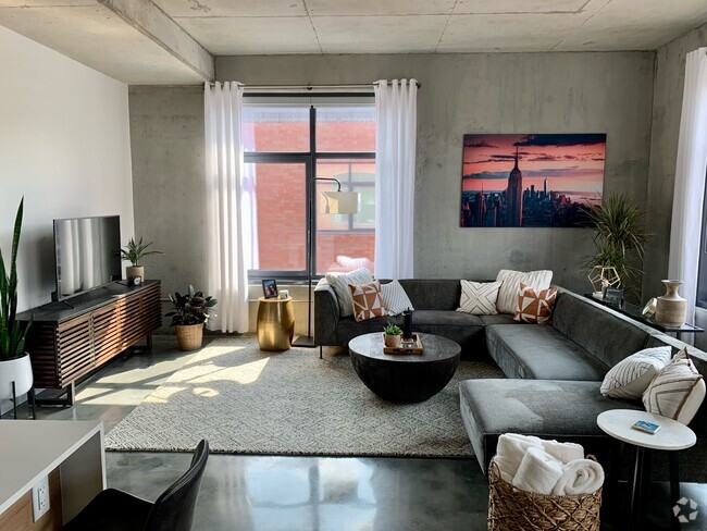 Spacious  Living Spaces - Second and Delaware Apartments