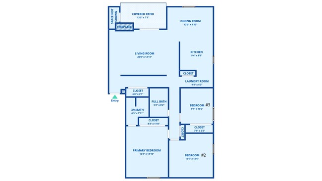 Unit Floor Plan - 7271 S Xenia Cir