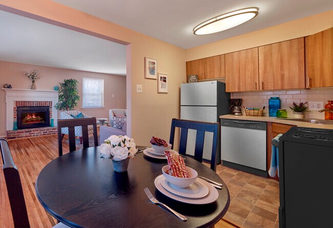 Cocina de gran tamaño en la que puedes comer - The Preserve at Darby Creek